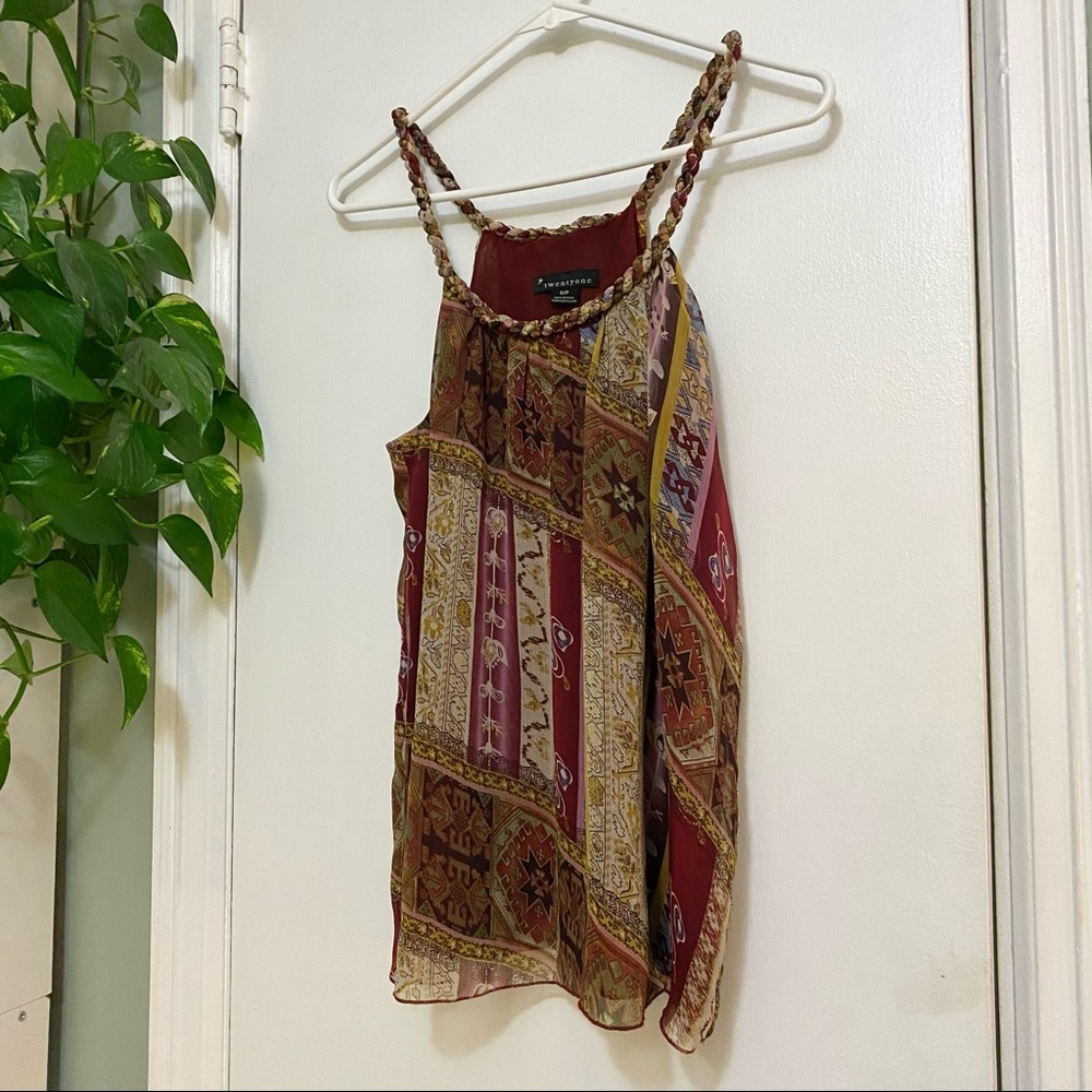 Bohemian Loose Fit Chiffon Top